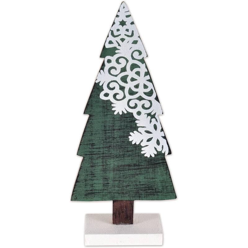 Green Tree Tabletop 9.5" -Set of 2