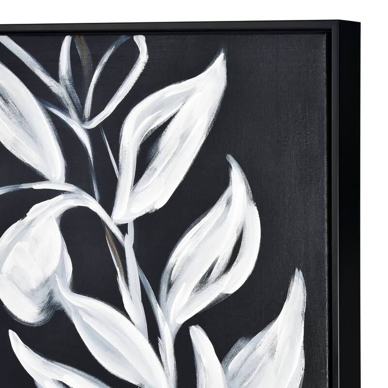 Elk Home Silhouette Black Fabric 24.75 Inch Wide Wall Art