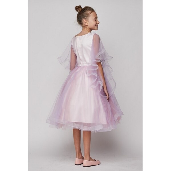 girls purple easter dress