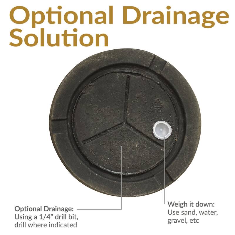 Sunnydaze Percival Outdoor Double-Walled Flower Pot Planter - 20.75"