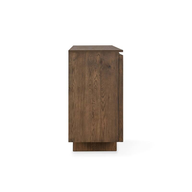 Classic Home Roya Oak Veneer Sideboard Buffet