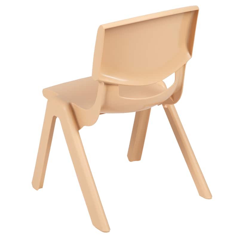 2 Pack Plastic Stackable School Chair with 12"H Seat, Preschool Seating