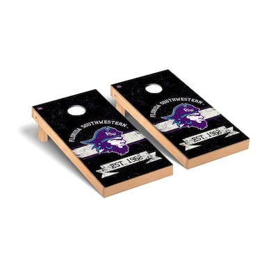 Florida SouthWestern State Buccaneers Cornhole Board Set - Vintage Banner Version