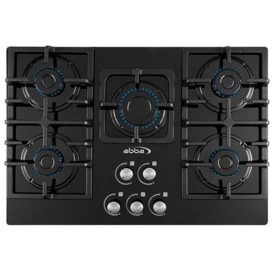 Gas On Glass Cooktop With 5 Burners by ABBA APPLIANCES