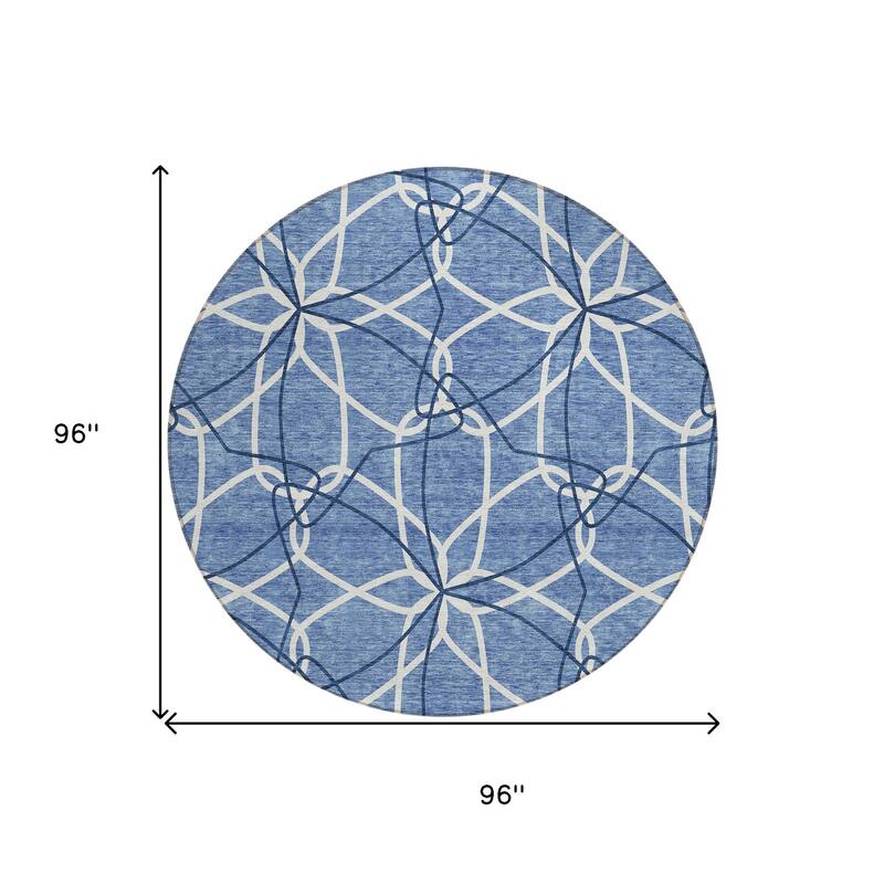 HomeRoots Geometric Modern Rectangle Outdoor Rug