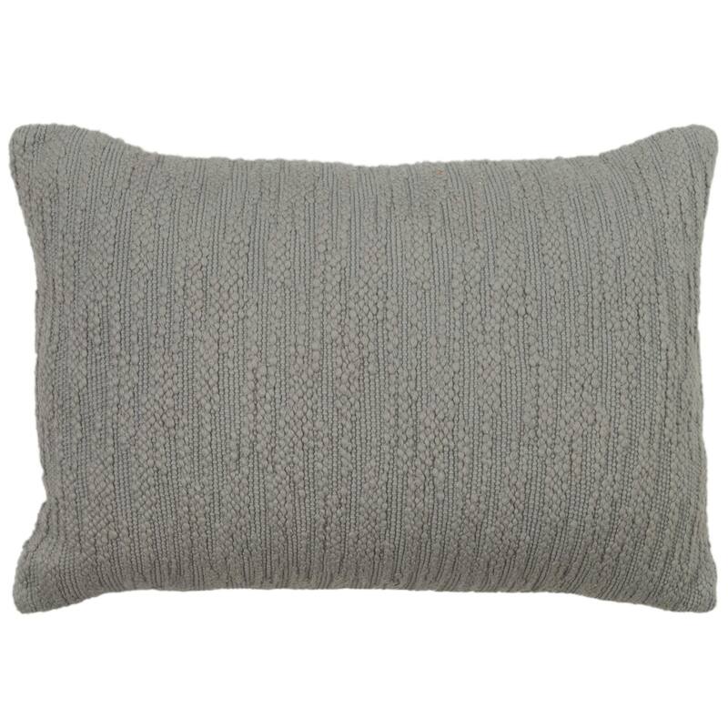 Rizzy Home Woven Dimensional Solid Throw Pillow