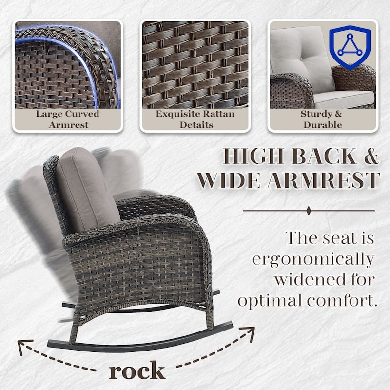 Outdoor Sectional Sofa with Cushion Funiture Set