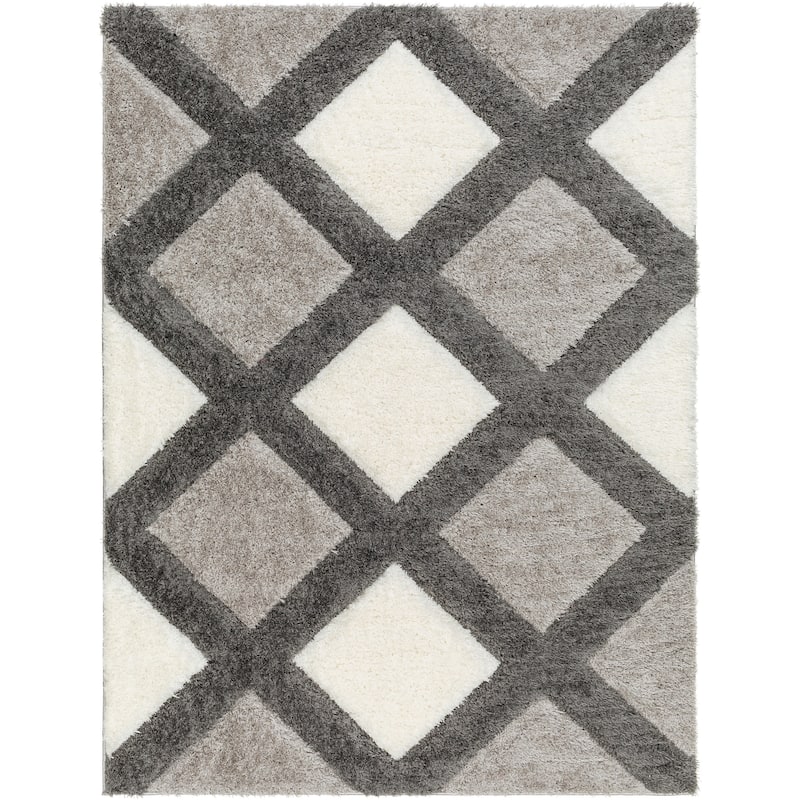 Livabliss Bologna Casual Trellis Plush Area Rug