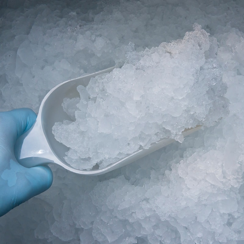 Ice Scoop 10.04x2.95" Small Ice Maker Flour Cereal Sugar Handle Shovel - Clear