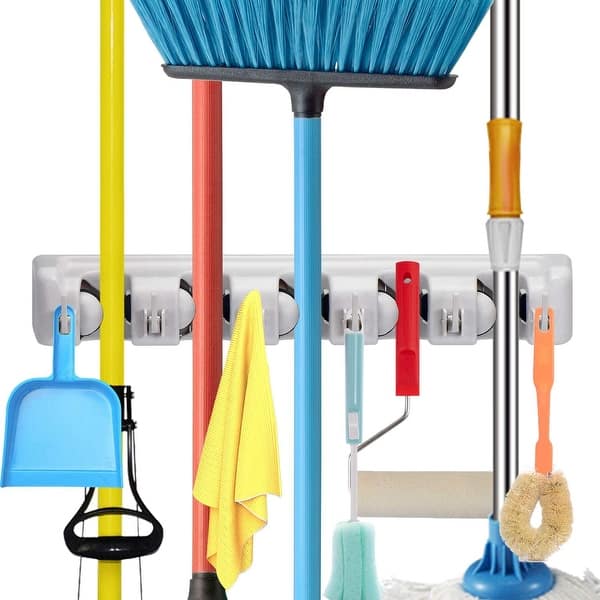Telecom Rack/broom Broom rack wall mounted - Bed Bath & Beyond - 37557500