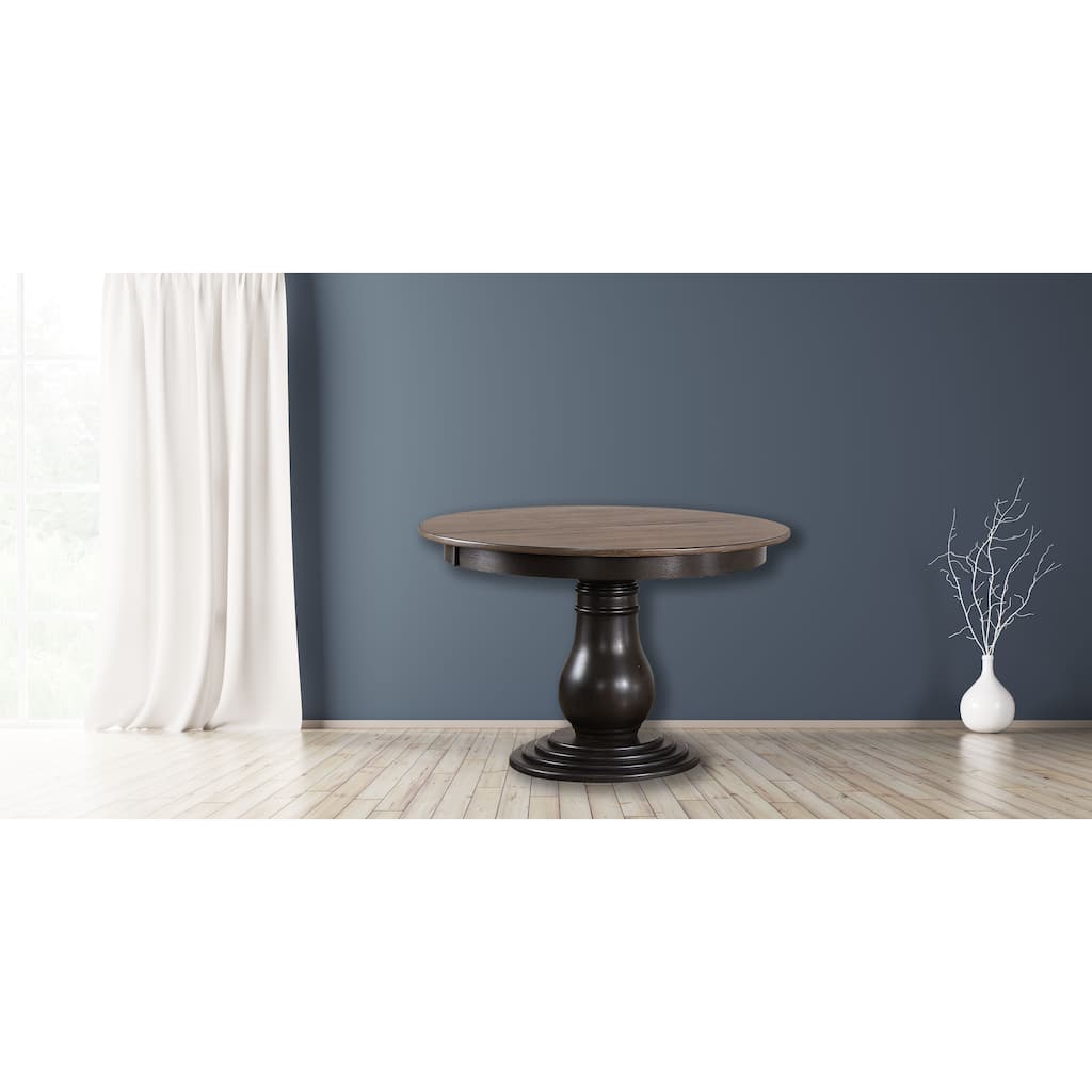 Bella Dining Table In Antique Grey - N/A