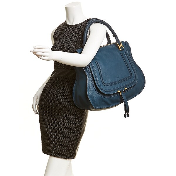 navy chloe marcie bag