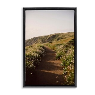 Stupell Path by Beach Coast Framed Floater Canvas Wall Art Design By ...