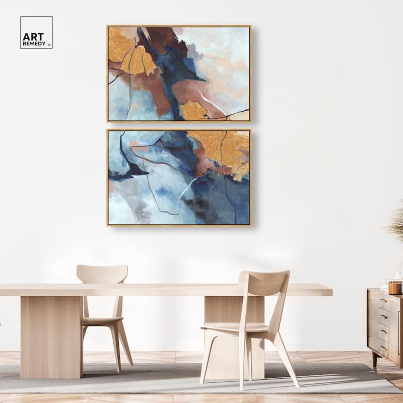 Heaven and Earth Canvas Set of 2 by Art Remedy