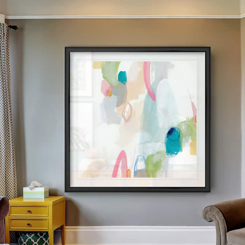 Candy Jacket I -Black Framed Print