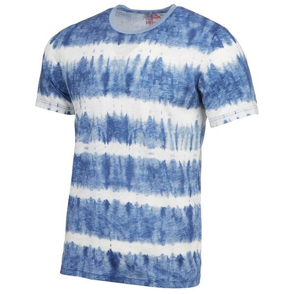 Shop American Rag Blue White Mens Size 2xl Tie Dye Striped Tee