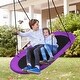 preview thumbnail 8 of 8, 60" Saucer Surf Outdoor Adjustable Swing Set-Purple - 60" x 32" (L x W)