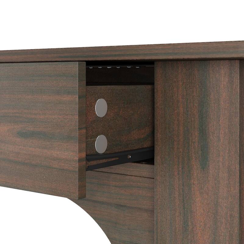 68.9" Working Desk Wood Dining Table with 6 Drawers Kitchen Table Rectangular Writing Table