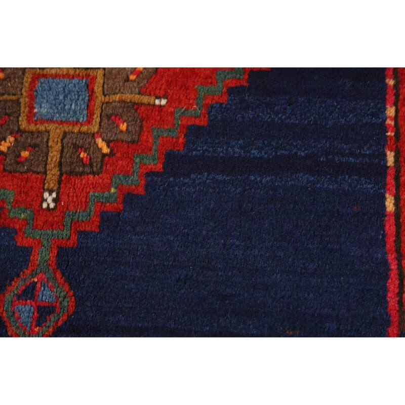 Hand Knotted Oriental 100% Wool Carpet Traditional Tribal Red Kazak Area Rug - 7' 6'' X 4' 2''