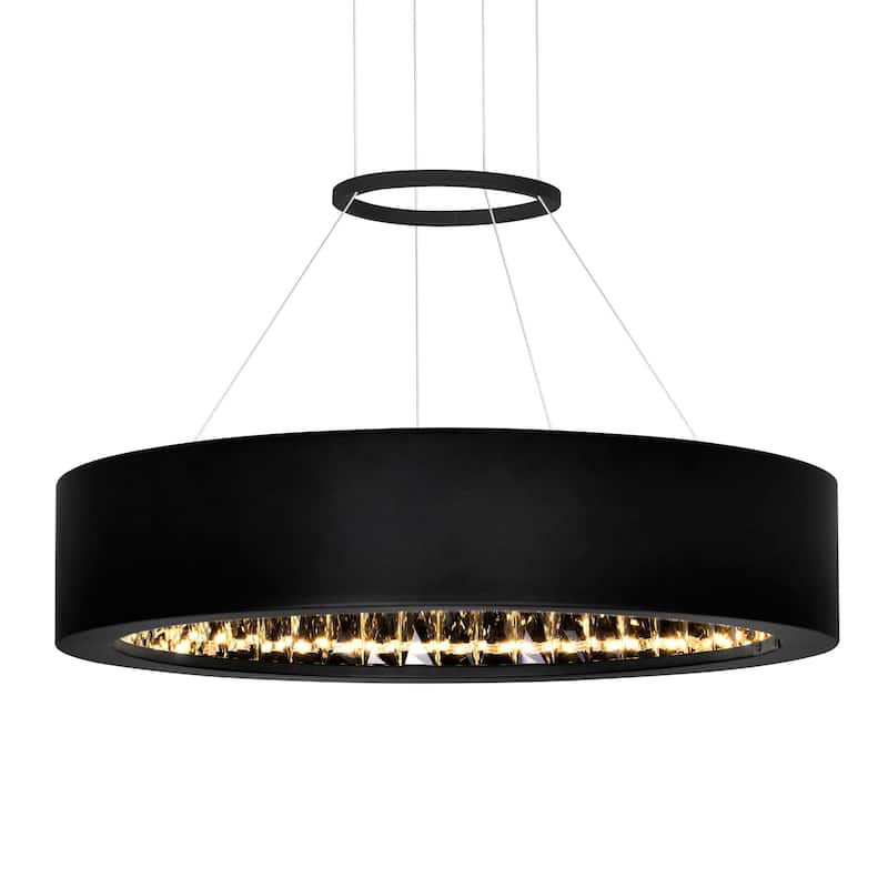 Rosalina LED Chandelier With Matte Black Finish - Matte Black