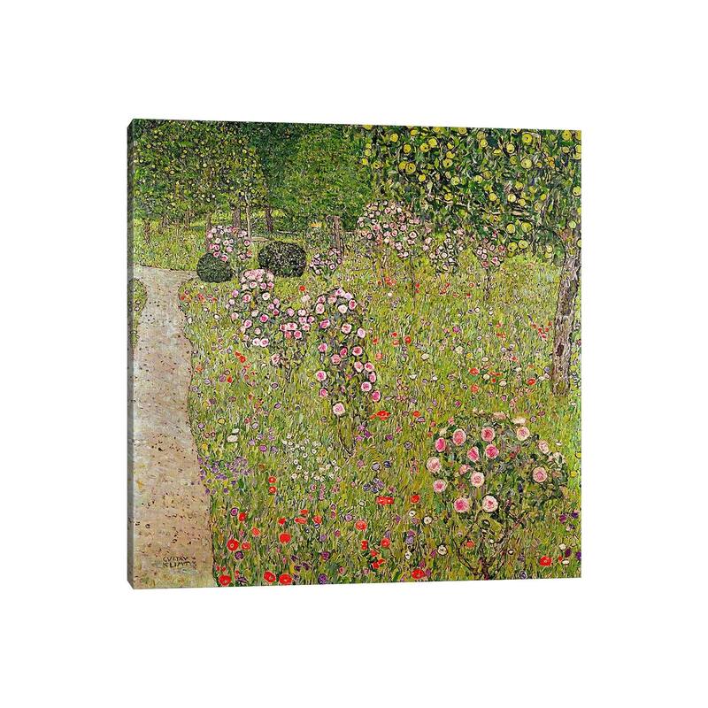 iCanvas "Orchard with roses" by Gustav Klimt Canvas Print