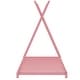 preview thumbnail 32 of 32, Twin Size Metal House Platform Bed with Triangle