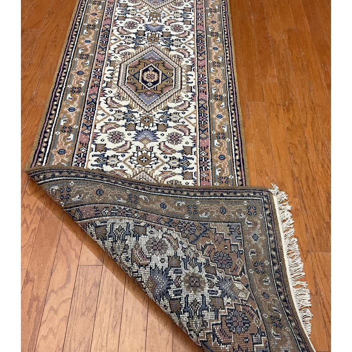 HERAT ORIENTAL Handmade Bidjar Wool Rug - 2'9x10' - 2'9 x 10'