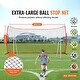 preview thumbnail 5 of 10, 20 x 10 Feet Portable Ball Sports Barrier Protecting Netting with Carry Bag and Steel Pipe Base
