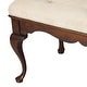 preview thumbnail 2 of 1, Butler Grace Plantation Cherry Rectangular Bench - Dark Brown