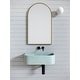 preview thumbnail 32 of 30, Glass Warehouse Arched Stainless Steel Framed Wall Mirror