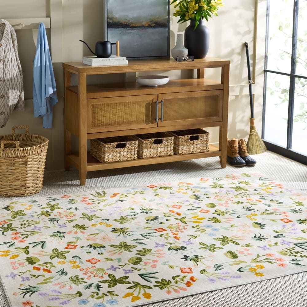 Martha Stewart Sonnhilde Machine Washable & Slip Resistant Rug