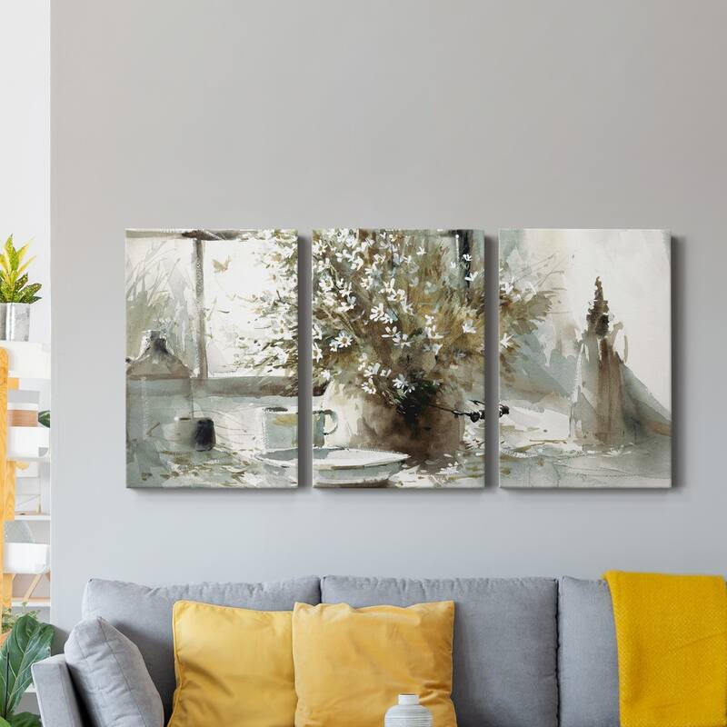 Daisy Still Life- Premium Gallery Wrapped Canvas - Ready to Hang