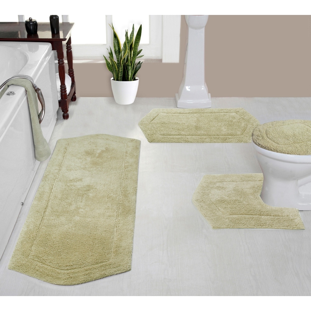 Walensee Large Bathroom Rug (24 x 60, Iiving Coral) Extra Soft and