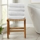 preview thumbnail 24 of 184, 100% Cotton Acacia Collection Ultra Absorbant Popcorn Bath Towels 6 Piece Set - Optic White