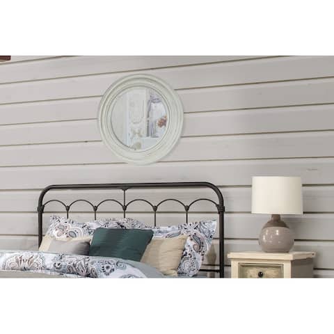 The Gray Barn Charley Black Speckle Metal Headboard with Rails