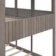 preview thumbnail 33 of 33, Full Over Full All-in-One Wood Bunk Bed w/ Roof, Window, Guardrail, Ladder Loft Bed Frame for Kids, Teens, Girls Floor Bed