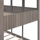 preview thumbnail 11 of 26, Full Over Full House Roof Bunk Bed with Window and Ladder - Stylish and Fun