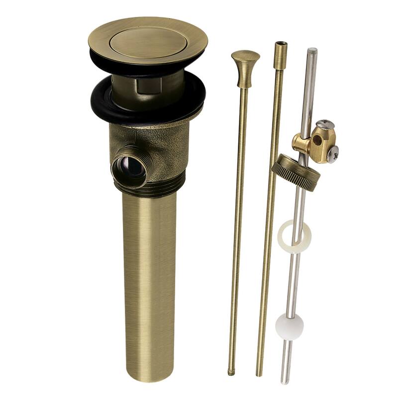 Kingston Brass KBT212 Made To Match 1-1/4" Pop-Up Drain Assembly with - Antique Brass