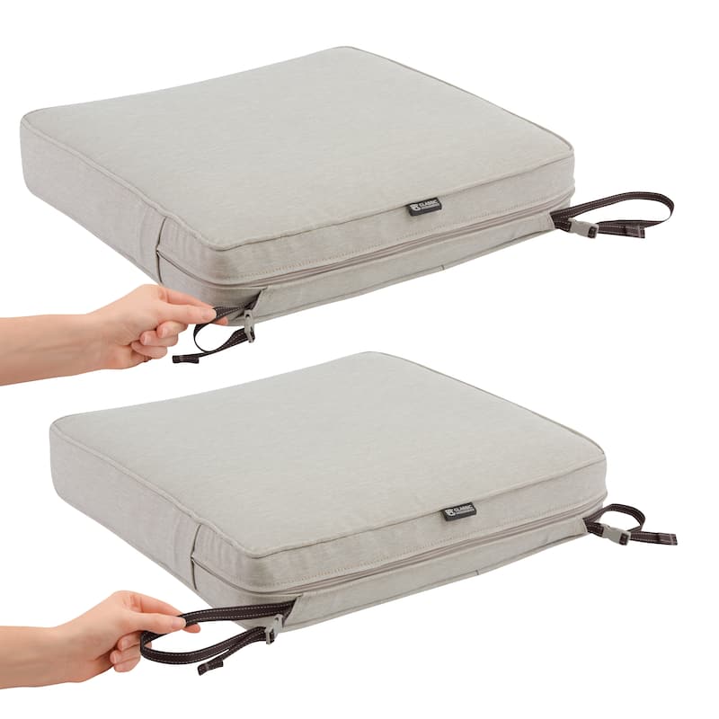 Classic Accessories Montlake Water-resistant Patio Chaise Lounge Cushion