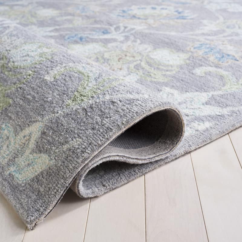 SAFAVIEH Handmade Jardin Rosalynne Floral Wool Rug