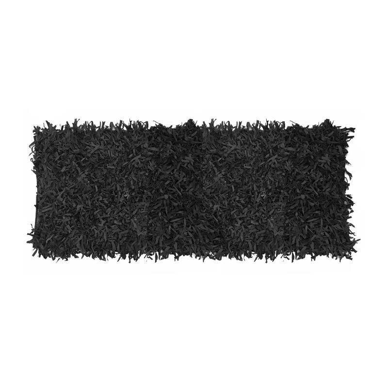 Leather Shaggy Living Room Rug Washable Area Rugs Non Slip Accent Rugs Soft Foldable Indoor Carpet Easy To Clean 2' x 6'