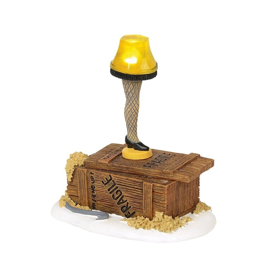 Shop Department 56 A Christmas Story Village Lit Leg Lamp Figurine 4057258 Overstock 29878658