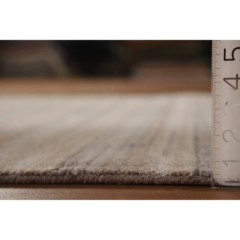 Hand Knotted Oriental 100% Wool Carpet Tribal Tribal Multi-Colored Gabbeh Area Rug - 8' 1'' X 5' 2''