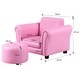 preview thumbnail 4 of 5, Kids Sofa Set Armrest Chair Couch with Ottoman for Children Toddler