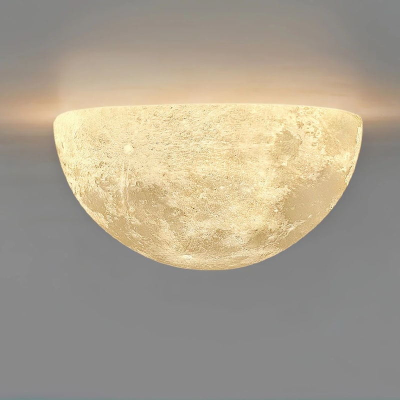Semicircular Moon Wall Light - 11.8 in