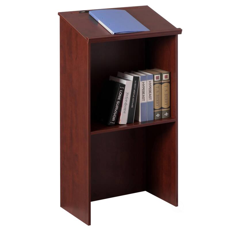 Standing Floor Podium with Storage for Church, School, Office or Home