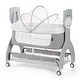 preview thumbnail 8 of 11, Dream On Me Cub Portable Bassinet Grey