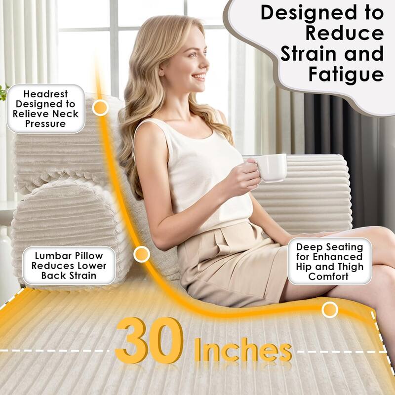 Convertible Sleeper Sofa Bed, 78.5" Corduroy Foldable Loveseat Sofa, King Size Floor Mattress Couch, No Assembly Required