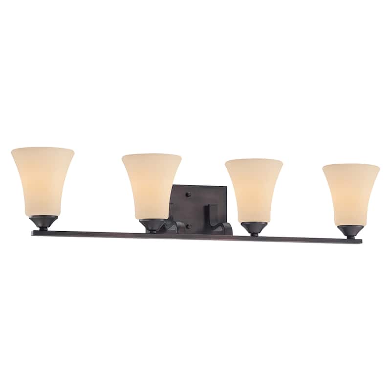 Treme 23-inch Wide 3-Light Vanity Light in Brushed Nickel - 32 - Espresso