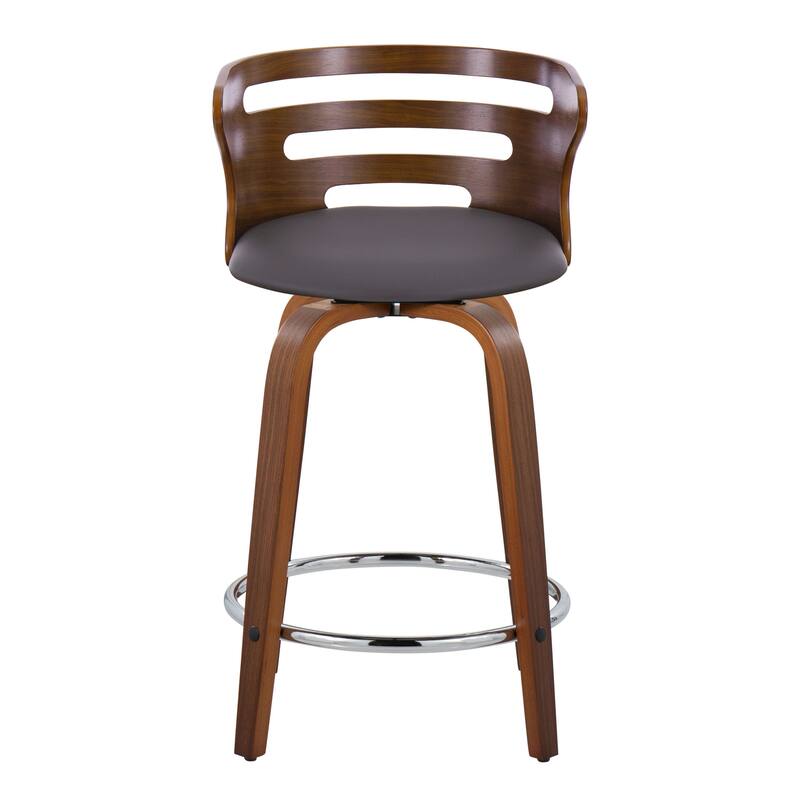 Carson Carrington Cranagh 24" Upholstered Counter Stools (Set of 2)